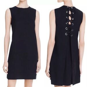 Theory Keshelle Black Shift Dress Womens Size 0